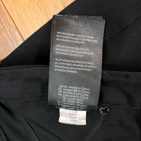 Liverpool Ponte Pant Size 8 29 Black Stretch Skinny 5 Pocket Design - Picture 15 of 15